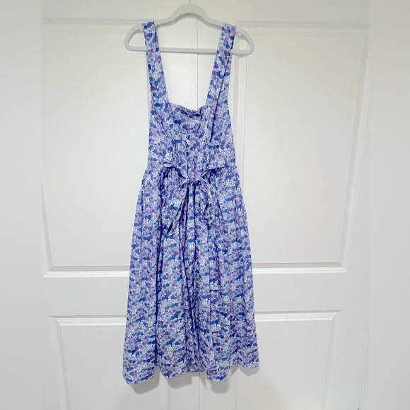 J.Crew NWOT Liberty fabric 💯 percent cotton w/pockets & adjustable straps sz16 - Picture 7 of 10